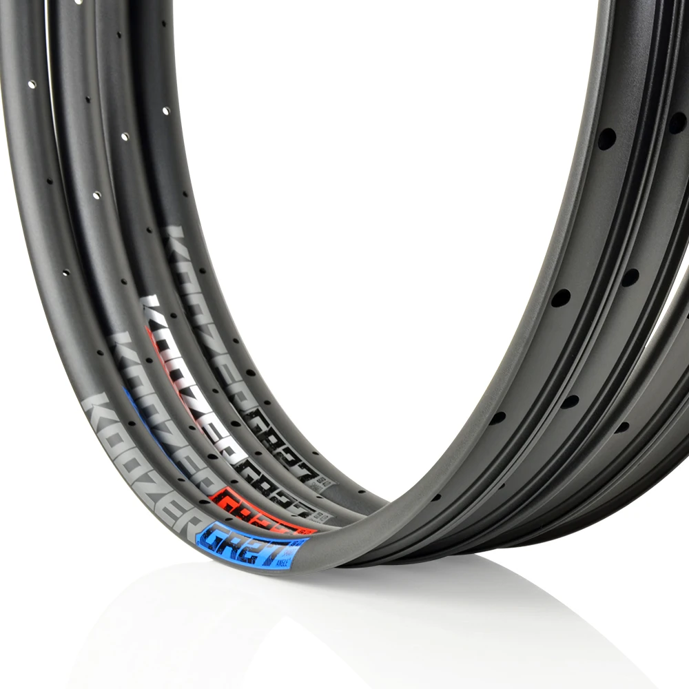 Koozer GR27 4D Smart Drilling Gravel MTB Bicycle Rim 27.5 29 700c Tubeless Ready 28 32 Holes Inner 27mm Custom Wheel Bike Parts