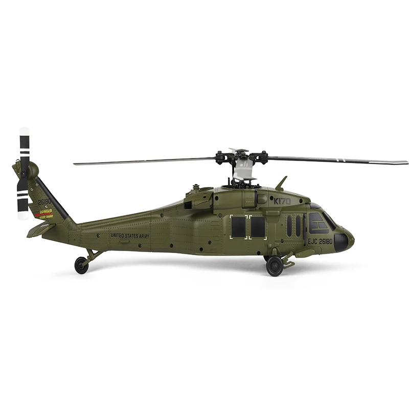 新型 ラジコンヘリコプターWltoys xk k170 Wltoys XK K170 UH-60L RC Helicopter | Brushless, 6-Axis Gyro