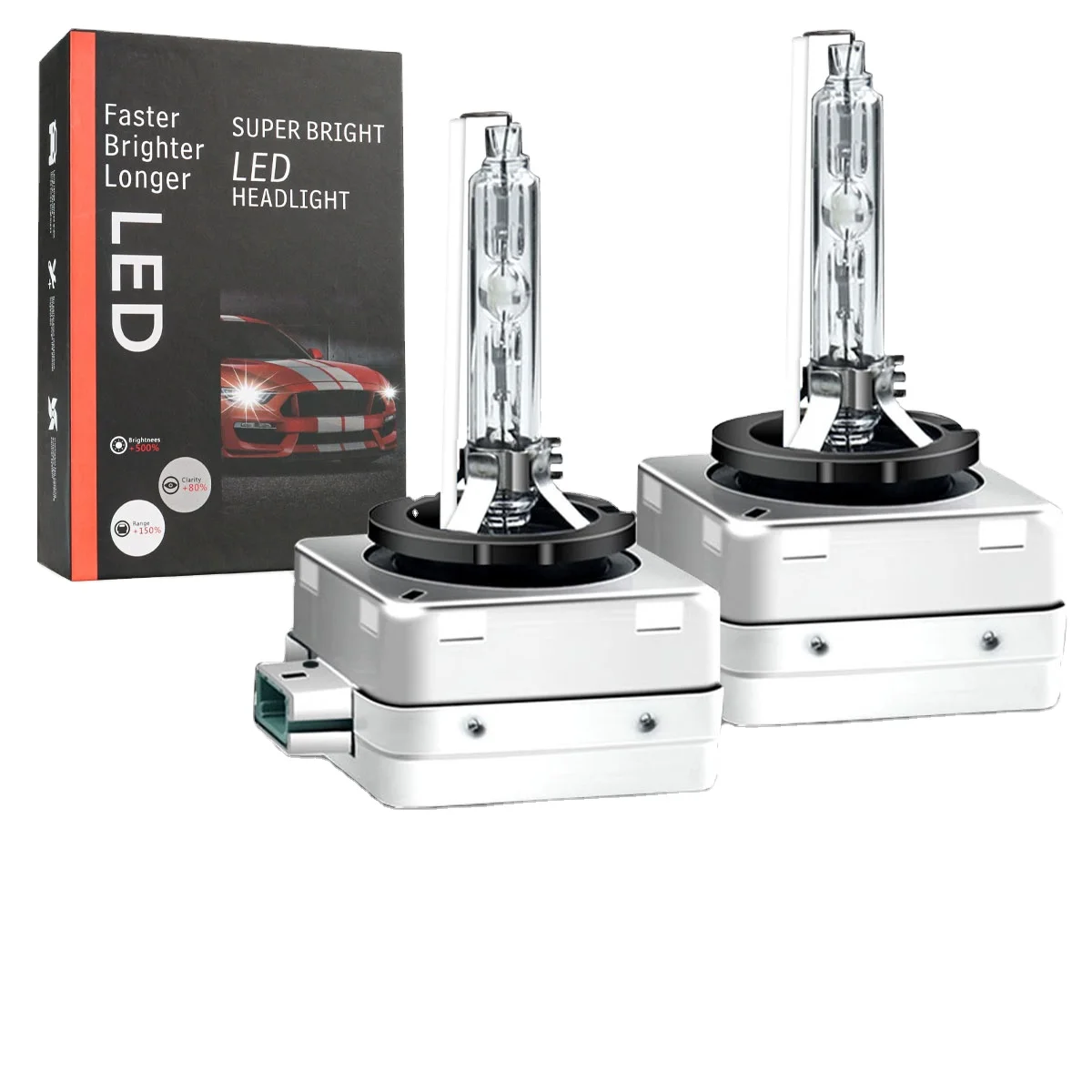 Super Bright 35W D1S D2S D3S D4S LED Headlight Bulbs - 4300K/6000K