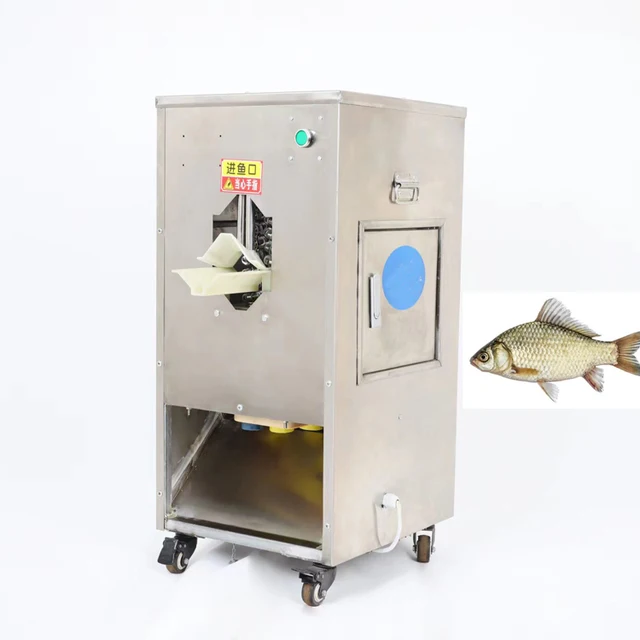 Electrical Automatic Fish Processing Equipment Fish Scale Remover Motor Provided Cleaning Machine Fast Food Restaurant Equipment