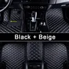 Negro y beige