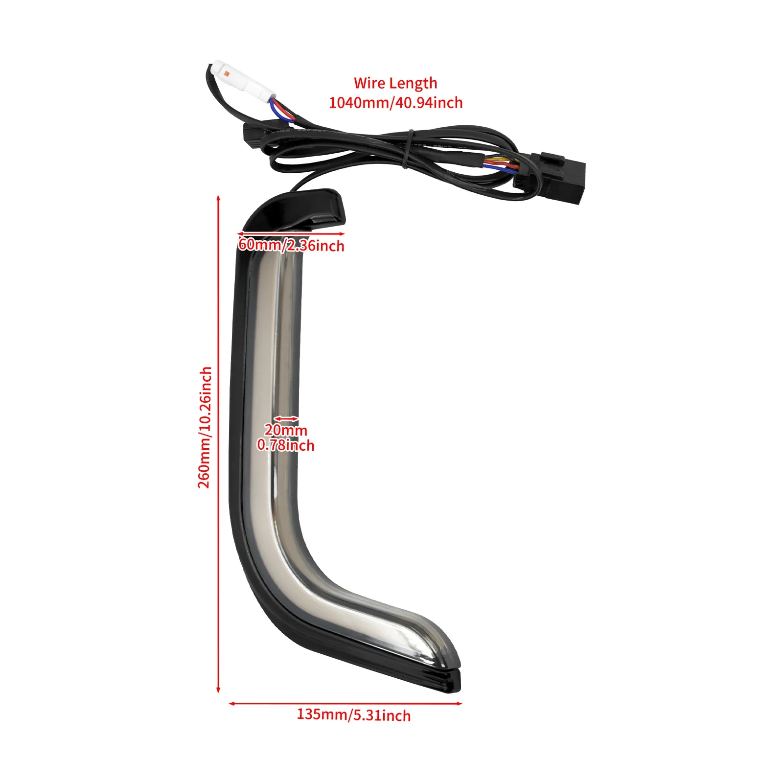 Motorcycle Fairing Lower Grills Turn Signal Led Light Run Lamp For Harley Touring Road King