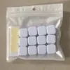 12 white pieces [Pearl film bag]