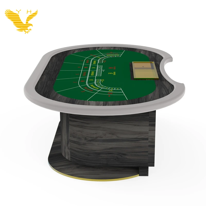YH Manufacturer Casino Poker Table Popular Poker Table Oval Poker Table for Sale