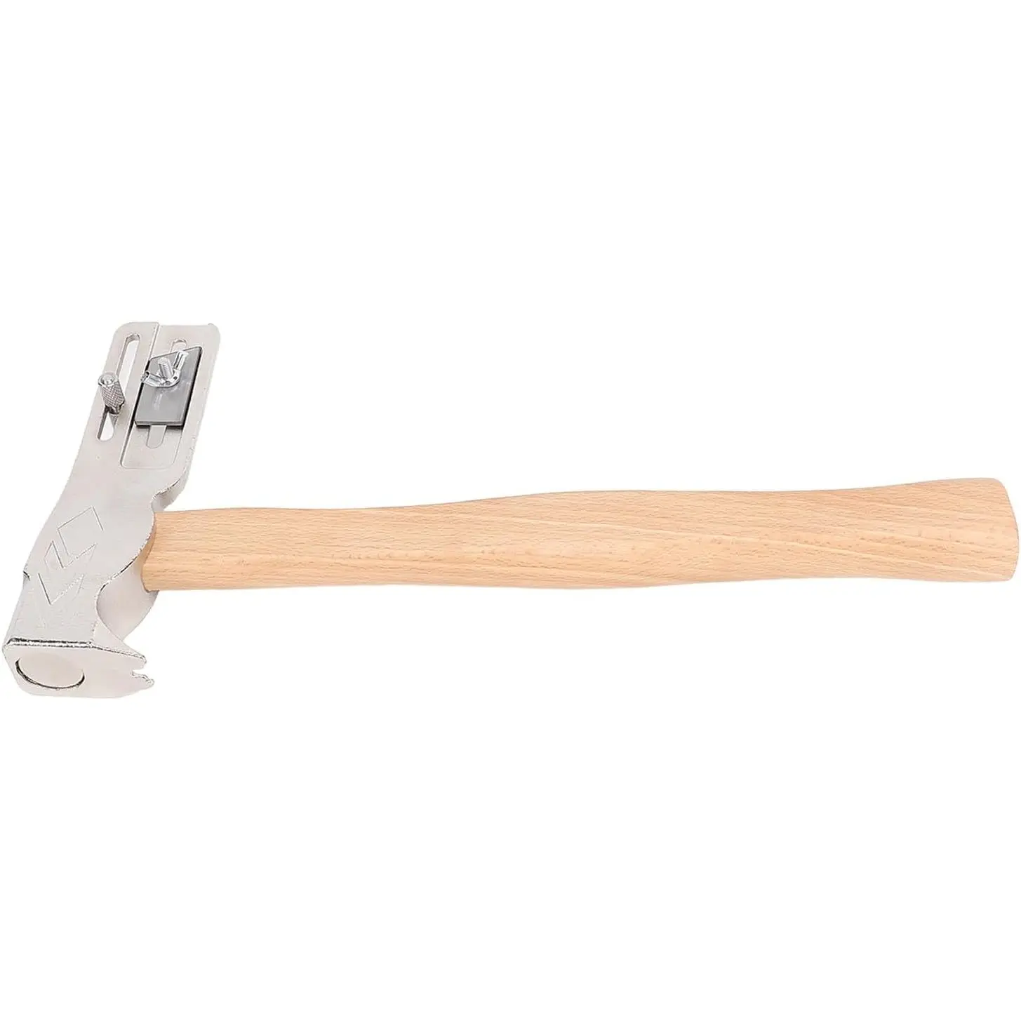 Premium 005 MH 17oz Carbon Steel Shingling Hammer Roofing Hatchet with Magnet & Wooden Handle for Tile Repair - Image 3