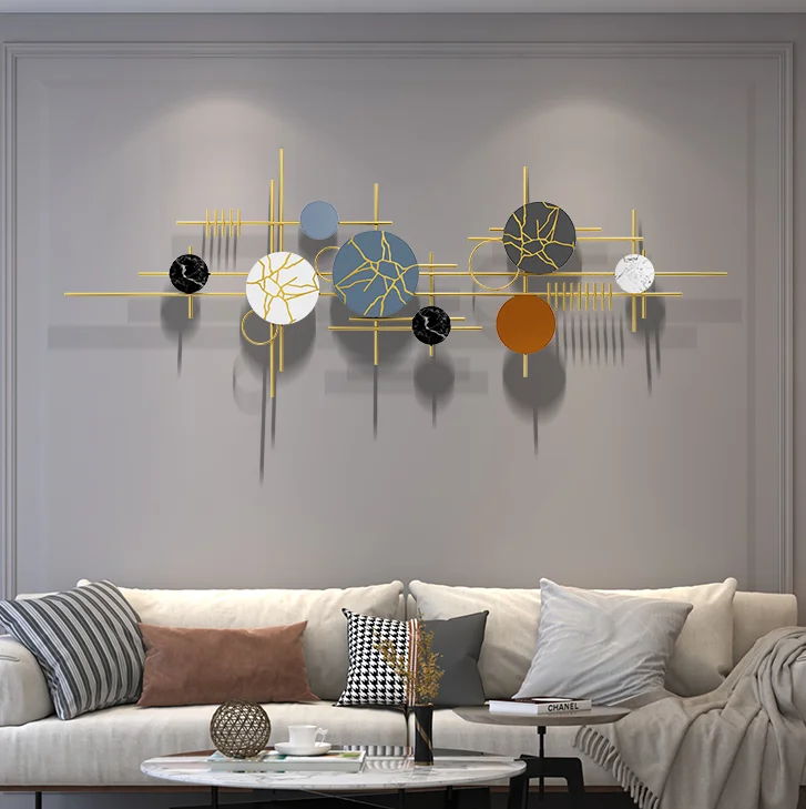 150x56cm Creative Design Metal Home Wall Decor Superior Light Luxury