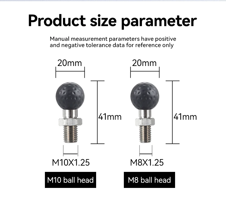 product smnu phone holder motorcycle phone stand holder for motorcycle ball head bolt camera ball head inch ball head base phone holder-9