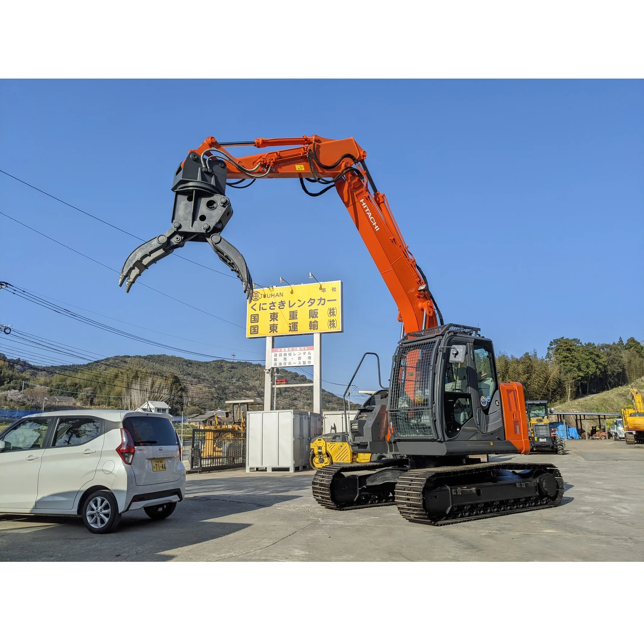 Hot Selling Used HITACHI ZX135USK-5B Backhoe Excavator #94753