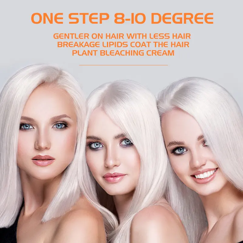 GMPC Factory Offer Soft Blonde cream And No Yellow Hair Bleach Cream