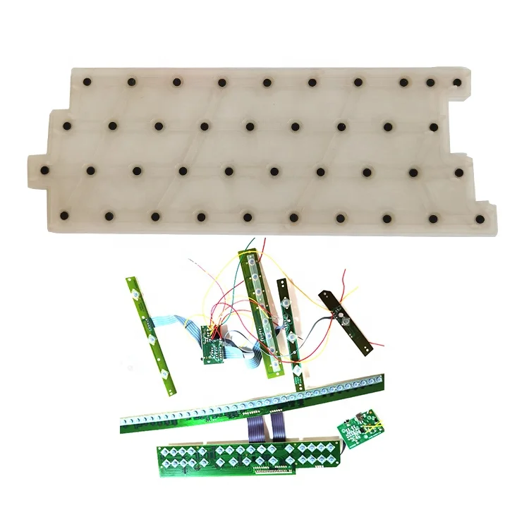 Insulation Materials Conductive Silicone Keyboard Button Waterproof Switch Key Rubber Electronic PCBA PCB Circuit Board