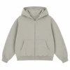 Gray Khaki(zipper hoodie)
