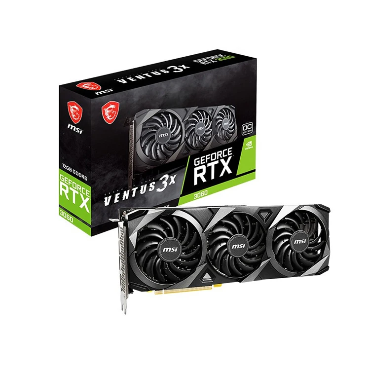 Msi Nvidia Rtx 3060 Ventu S 2x 12g Oc Gaming Graphics Card With