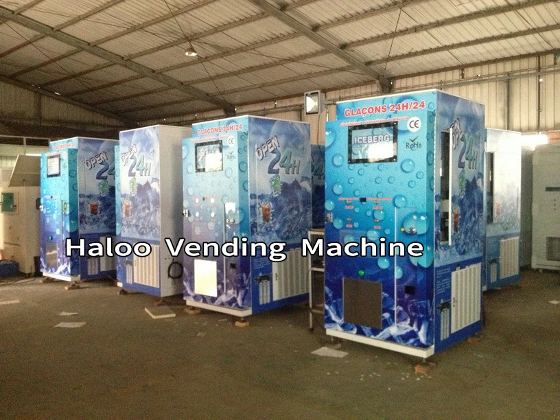 Outdoor Self Serve Ice Vending Machine Bagged Ice Vending Machine Ice