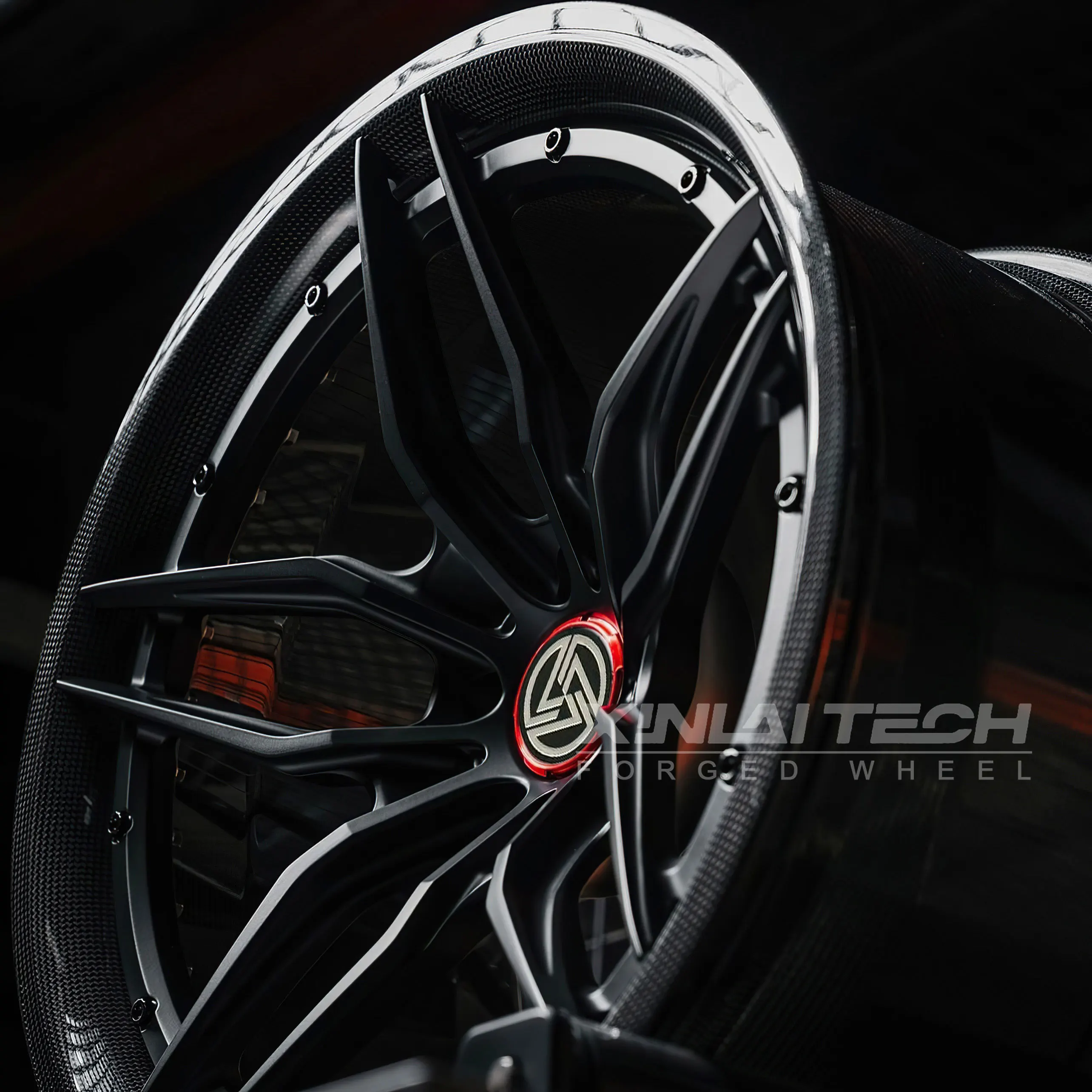 XL 2 Piece Forged Carbon Fiber Wheel 18 19 20 21 22 23 Inch 5x120 5x114.3 5x130 6x139.7 for bmw audi Mercedes benz - Image 6