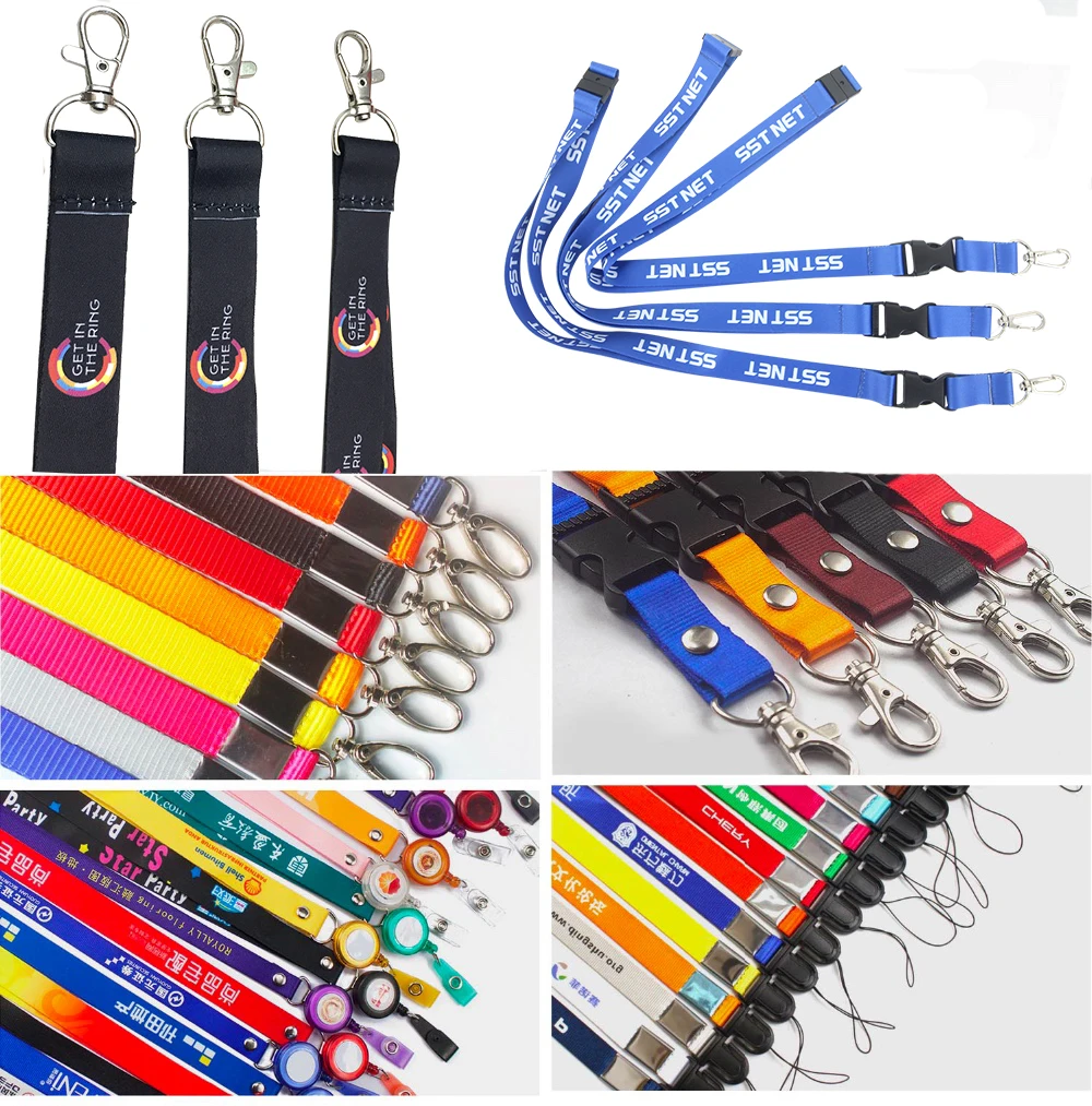 Lanyard With Id Card Badge Holder Sublimation Polyester Keychain ...