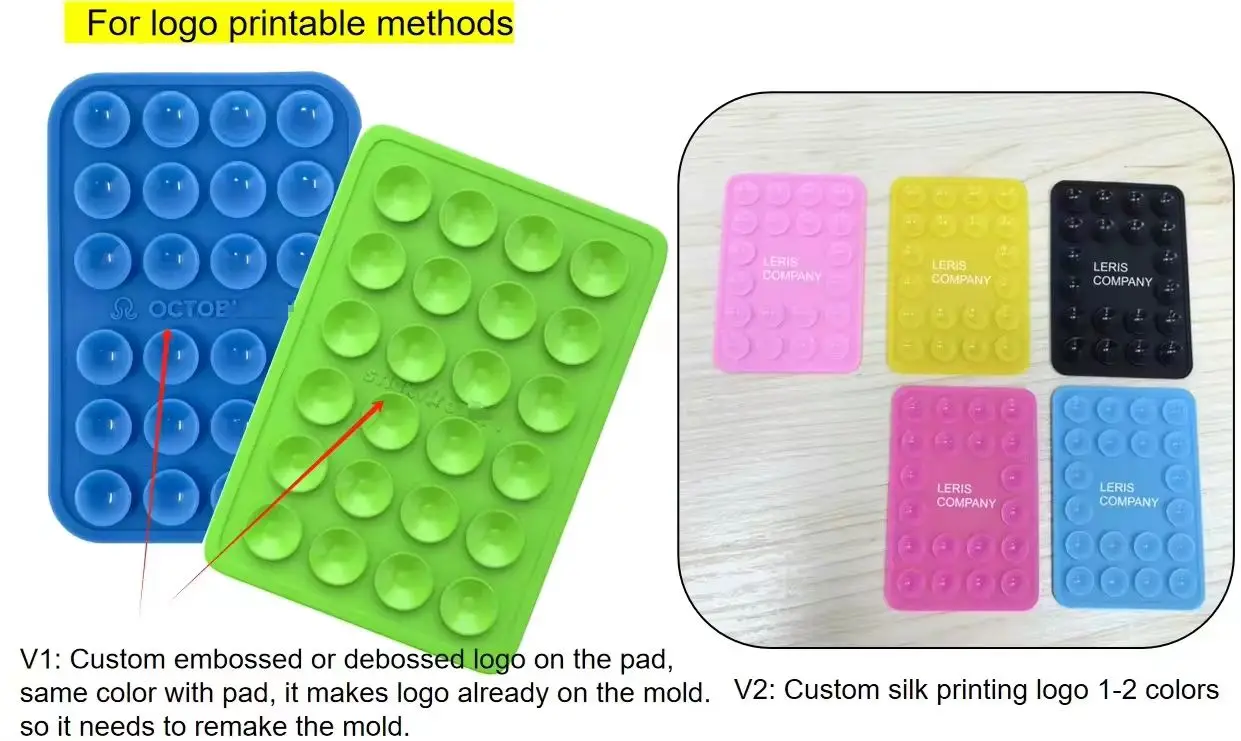 2 Pezzi Supporto A Ventosa In Silicone Per Auto – Adattatore Universale Per Cellulare Su Specchio O Parete