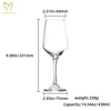 Transparent,430ml wine cup