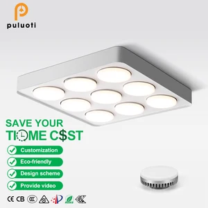 Factory Outlet LED Square 3000K 4000K 6000K Surface Mounted Anti-glare Ceiling Lamp Downlight Spot Light for Indoor Lighting