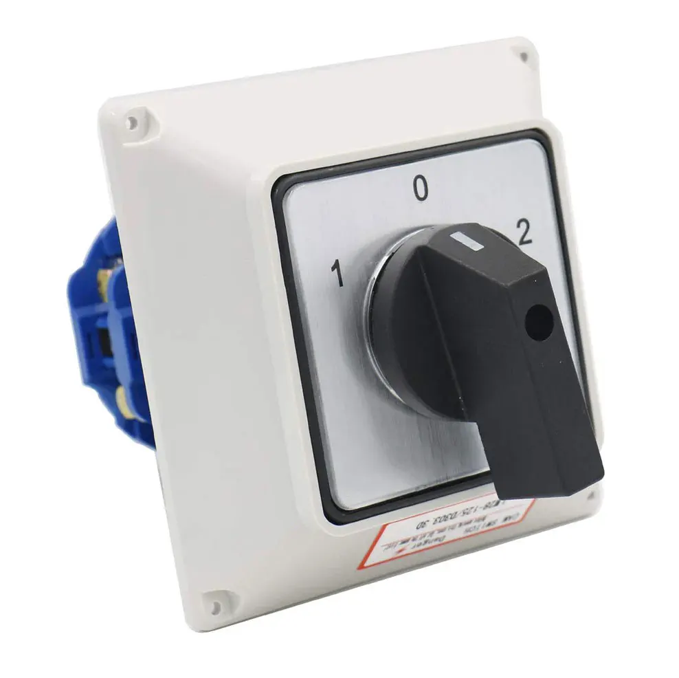 LW28-125/D303.3D LW28-160/D303.3D 125A 160A 3 Position 3 Phase Universal Rotary Changeover Switch with Exterior Box