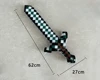 Small mosaic sword, black