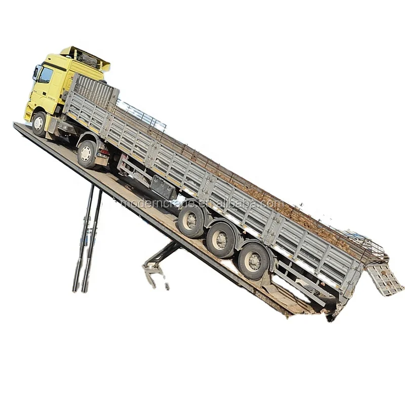 Container Unloading Dumper Container Discharge Dumper Truck Dumper System