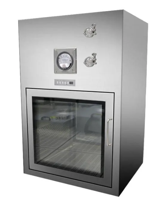 New Dynamic Pass Box for ISO 5 Clean Room Transfer Hatch Pass Thru Window Pharmaceutical Sterile Medical Pass Box GMP Compliant