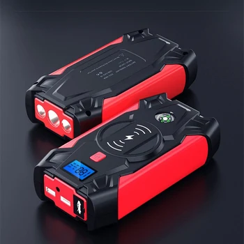 High-Performance 39800mAh Power Bank Jump Starter with Cables Large Capacity for Emergency Use Convenient Charge Function