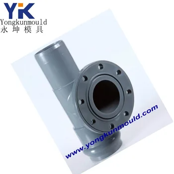 Plastic UPVC flange tee pipe mould