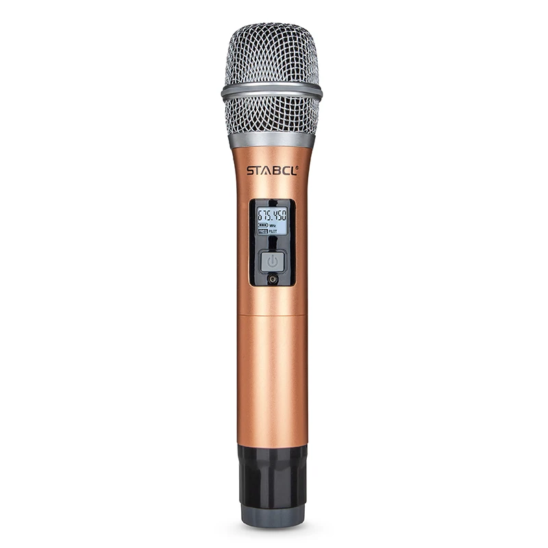 Долговечный надежный профессиональный микрофон KTV, беспроводной караоке с интеллектуальным бесшумным