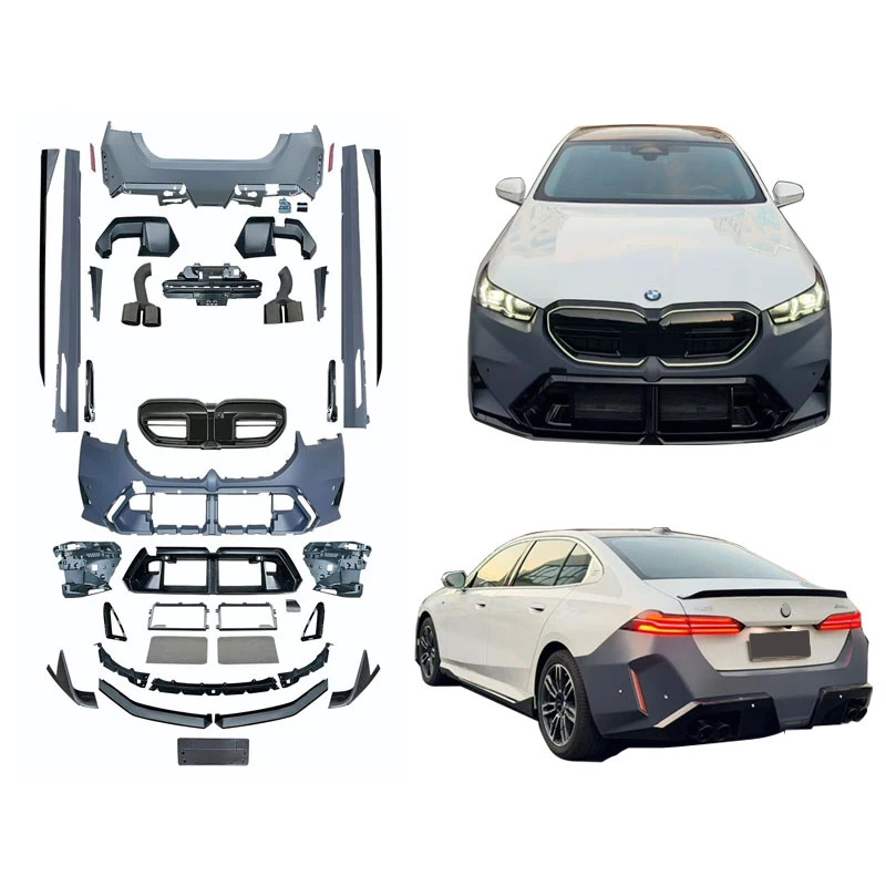 G60 M5 Bumper For BMW 2024-2026 5 Series G60 Upgrade M5 Body Kit Front Rear Bumper Side Skirt