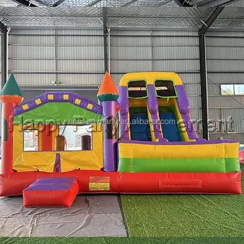 Lepai wholesale bounce house commercial pvc castle with air blower in sale