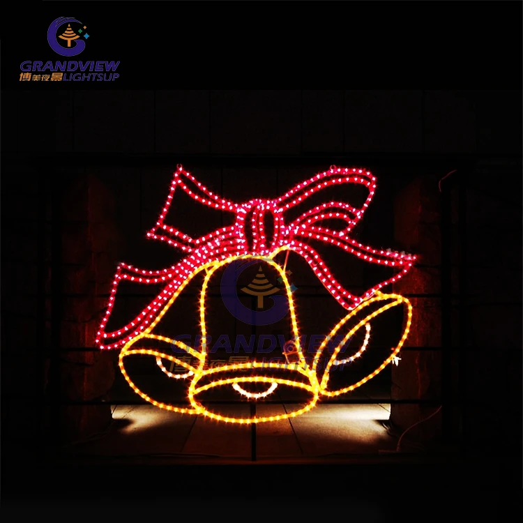 Motif LED Bell Light Waterproof for Halloween Decorations for Christmas Thanksgiving New Year's Day IP65 Wedding Decorations