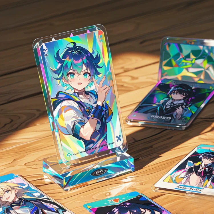 OEM Low MOQ Fast Customization Game Playing Cards Collectible Yugioh Cards Printing Holographic Trading Cards with Foil Bags