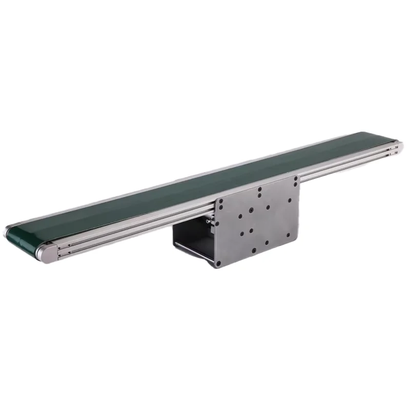 Precision Automated Desktop Food Conveyor Belt Micro Small Assembly Line Conveyor with 6000 Series for Heat Sink Application
