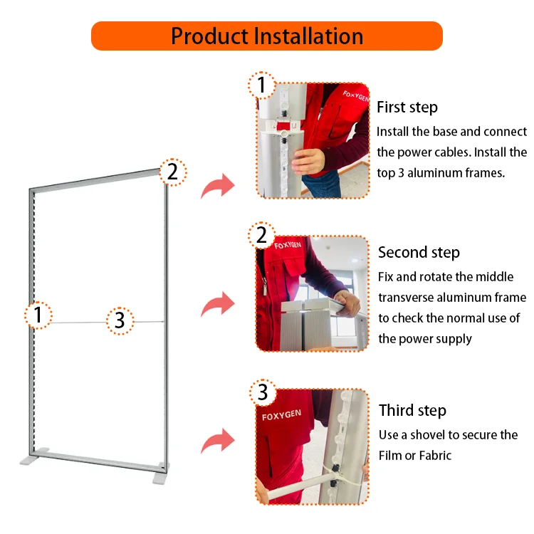 Indoor Outdoor Free Stand Lightbox Cosmetics Restaurant Beer Menu Sign Board Led Box Advertising with Aluminum Frame supplier