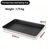 Black 1.75KG 60*40*5cm Deep Baking Tray