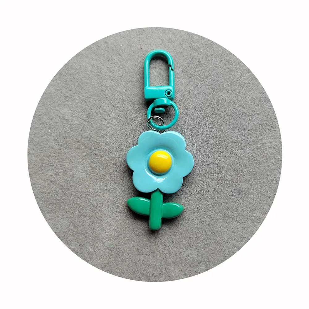 レジンチューリップキーホルダーペンダントヒマワリガール