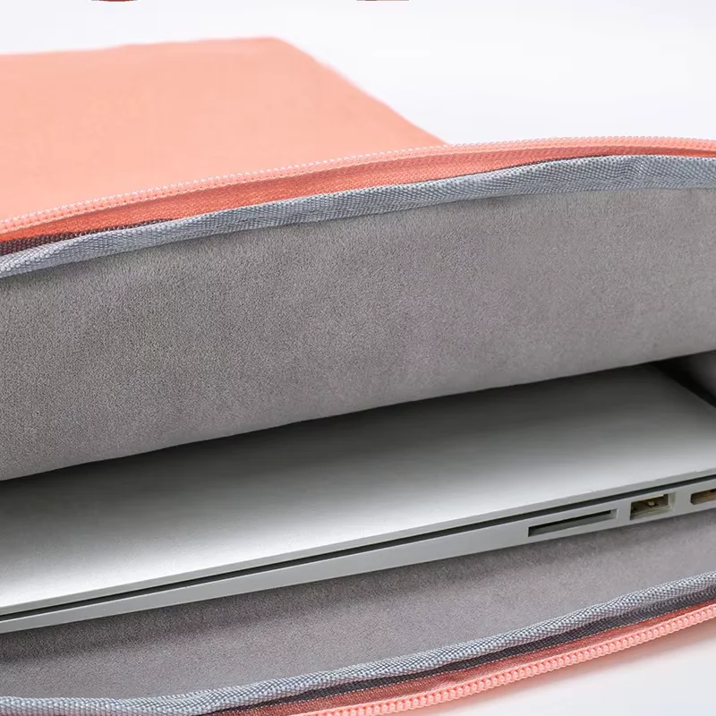 Handheld 13inch/14inch/15.6inch Women's Laptop Briefcase Bag PU Material Protective Sleeve Case Compatible with Apple Tablet Wholesale OEM/ODM/Private Label