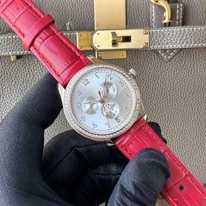 2026 New Luxury Diamond-Studded Automatic Women's Mechanical Watch with Pink Strap - High-Quality Vintage Brand Luxury Watches