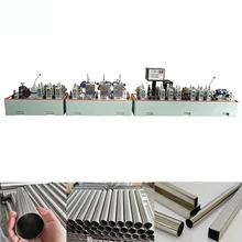 Customized Metal Pipe Making Machine Tube Forming and Hf Welding Machine Tube Production Line Iron Pipe Making Machine