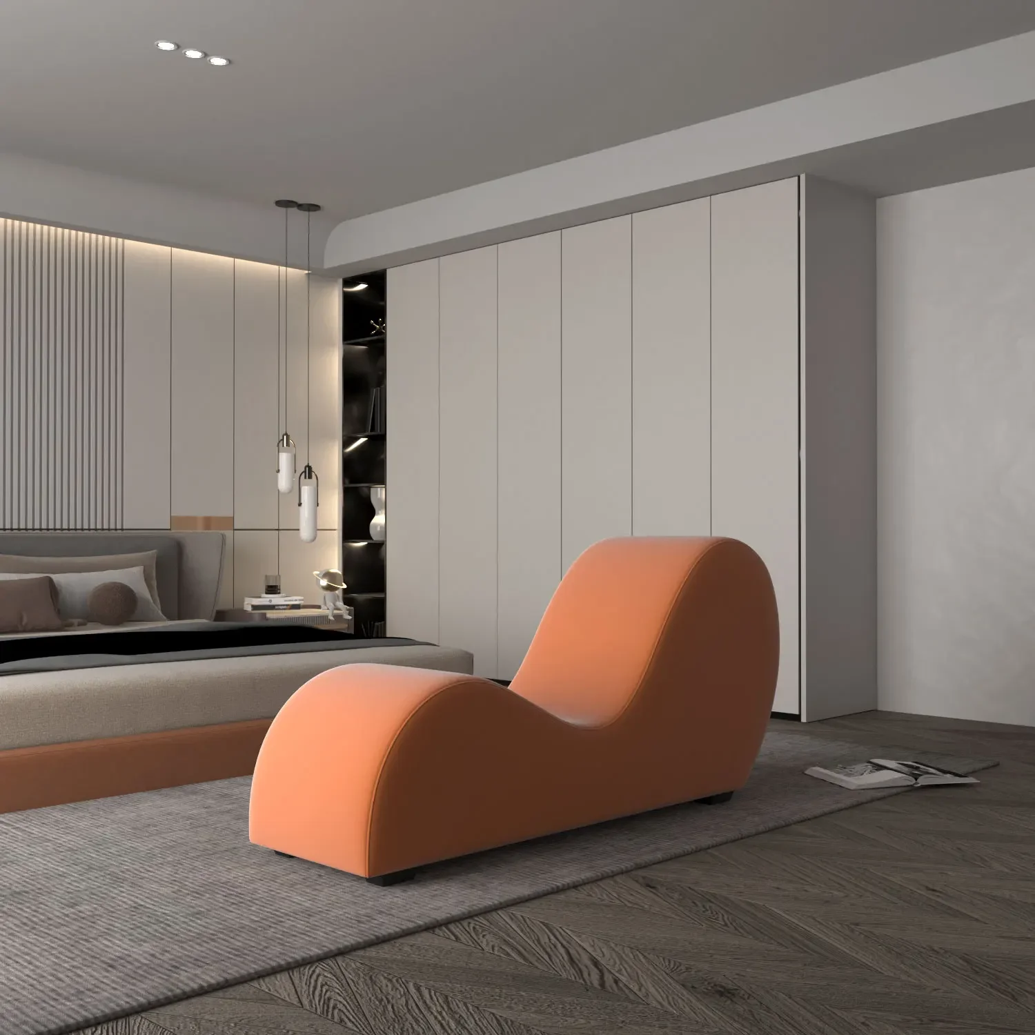 S Shaped Multi Functional Adjustable Couple Sex Furniture Bedroom Make Love Sex Sofa Chair for Couple