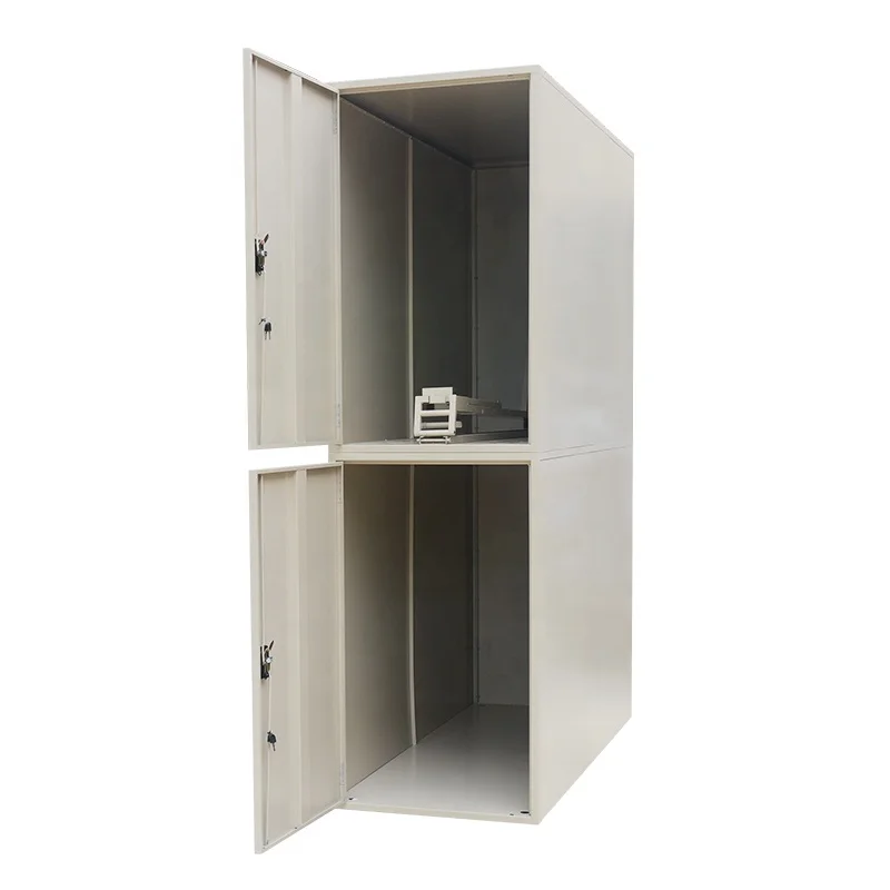 Контейнеры для хранения велосипедов на открытом воздухе, двухуровневый велосипедный шкафчик