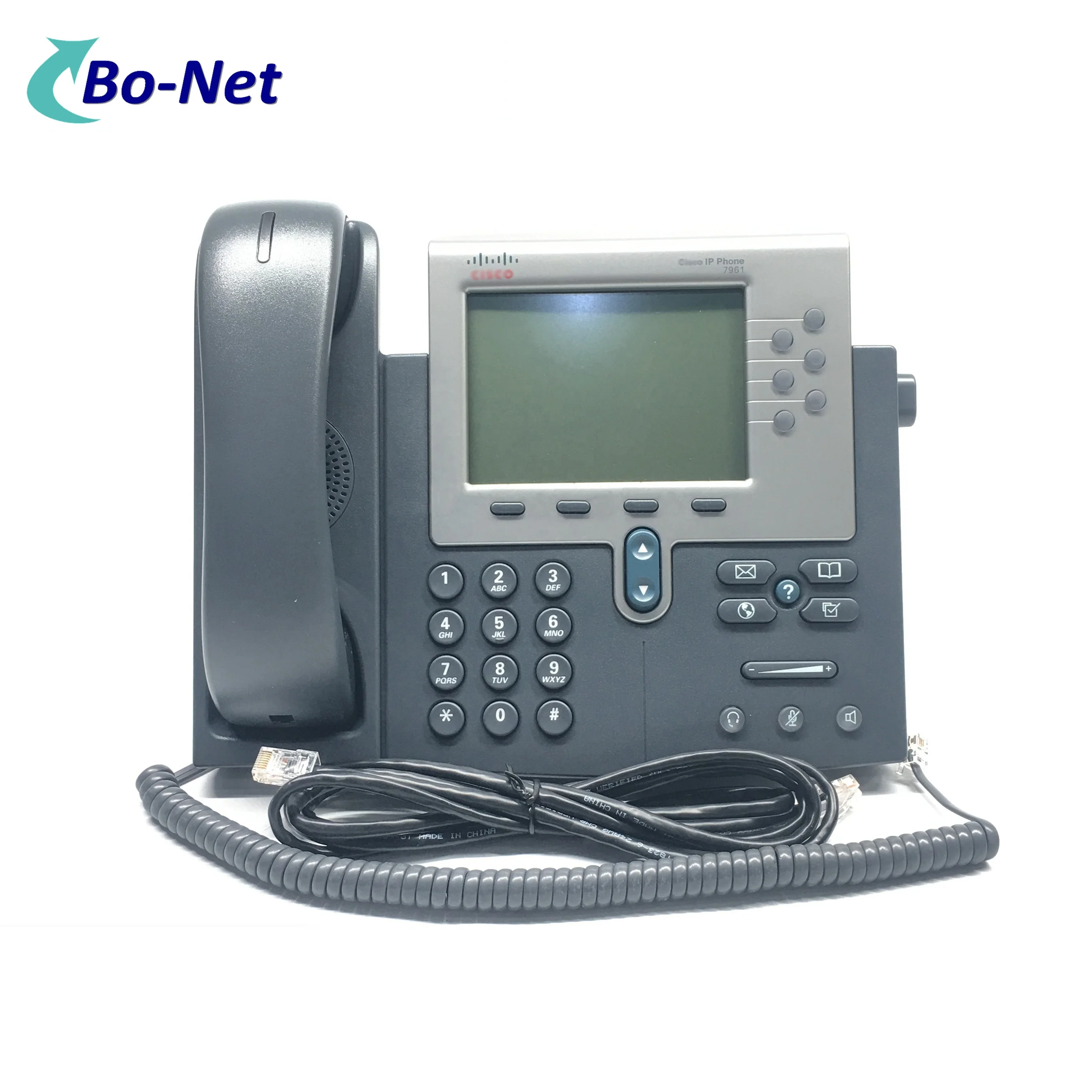 Fast Free Ship Cisco CP-7961G VoiP IP 6 Line 10/100BASE-T Business Phone 
