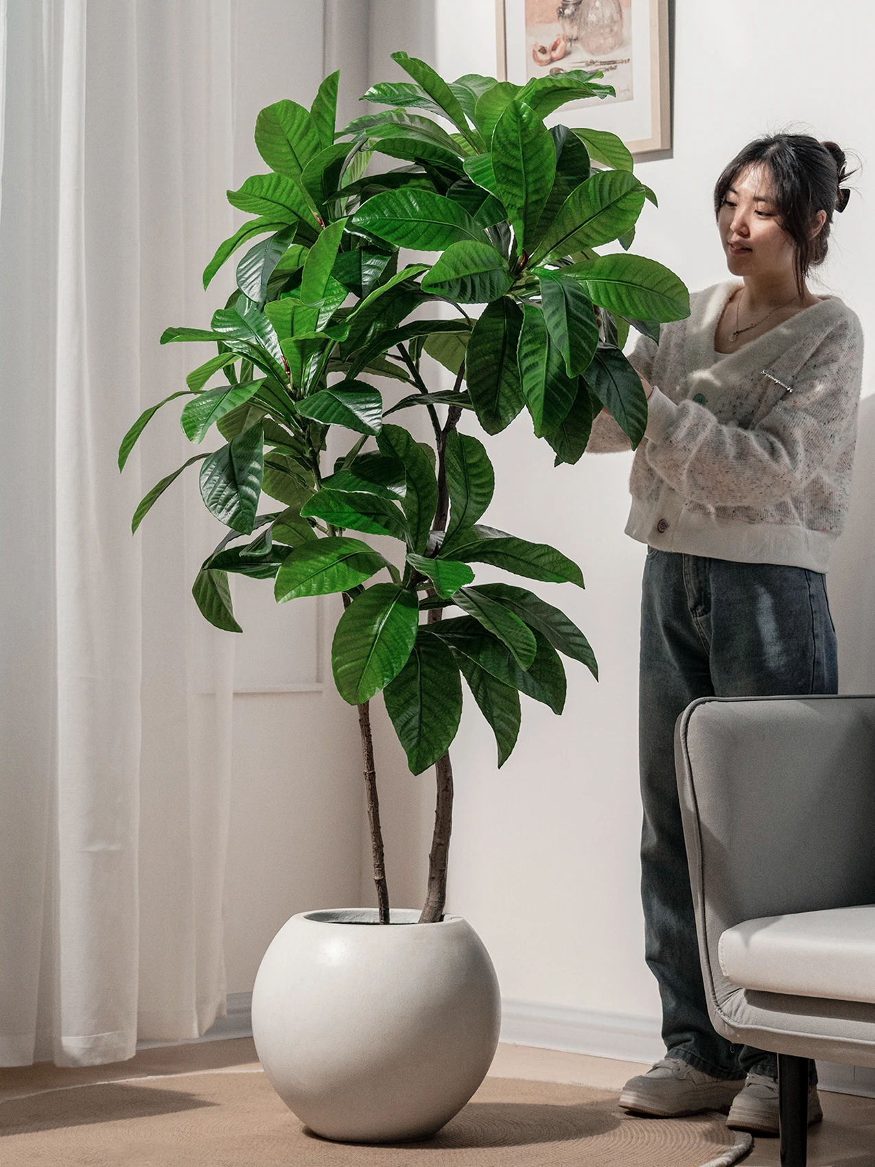 Artificial Plants Potted for Indoor Artificial Big Trees for Outdoor Simulation Plants Faked Plant Artificial Bonsai Decoration manufacture