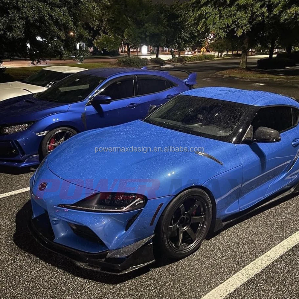 Carbon Fiber Bodykit Mb Style Front Bumper Lip For Supra A90 A91 Mk5