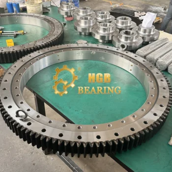 LYHGB customized slew gear bearing with hardening tooth crane swing bearing