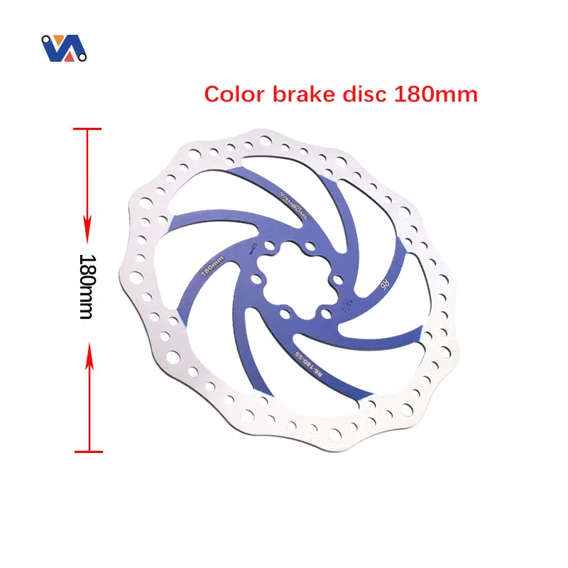 black bicycle brake disc 180mm rf bd005b 100 brand original box packaging-3