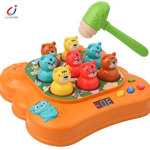 Interactive 8pcs tiger Tumbler Toy Human Hand Knock Whack a Mole Toy Education Toys Interactive Whack a Mole Game for Kid