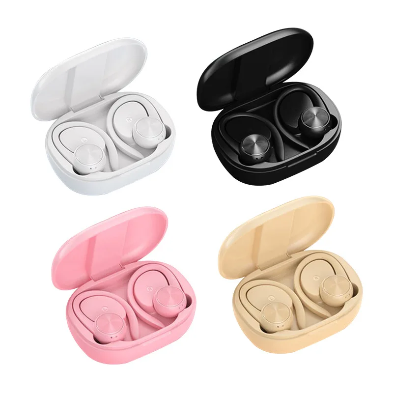 New TWS R200 Bluetooth Headphones Wireless Stereo Earphones Sports Wireless Earbuds Ear Hook Waterproof Headset with Microphone