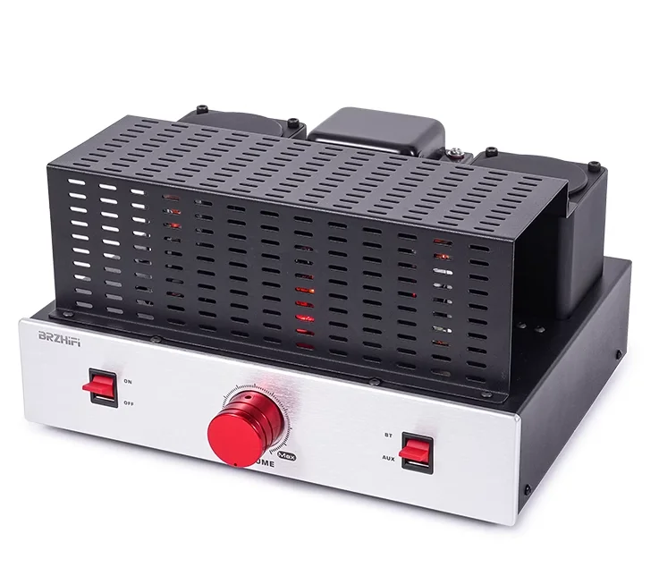 BRZHIFI A21 Electronic Tube bile machine power amplifier hifi front and rear stone effect catch up with EL34 BT5.0 details